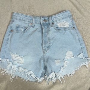 wild fable high rise denim shorts